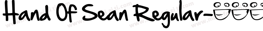 Hand Of Sean Regular字体转换